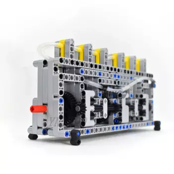 419 шт., детали, строительные блоки, 6 цилиндров