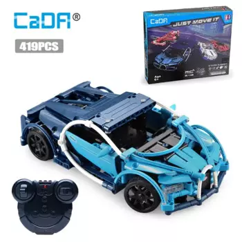 419 шт., Детский конструктор «гоночные автомобили»