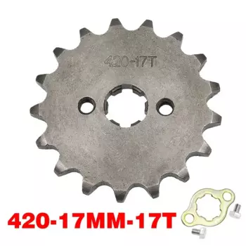 420 # 17 20 мм 10 11 12 13 14 15 16 17 18 19T Зубья Передняя звездочка двигателя для Dirt Pit Monkey Dax Bike Go Kart ATV Quad Мотоцикл