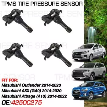 4250C275 4250F187 для Mitsubishi Outlander 3 Mitsubishi ASX 2014-2020 Mitsubishi Attrage 2014-2022 433 МГц датчик давления в шинах