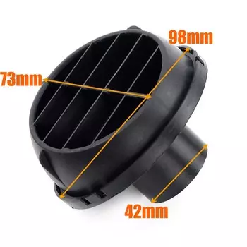 42 мм 60 мм 75 мм Воздуховод Y T L Плоский коленчатый выпускной соединитель выхлопной трубы Дизельный нагреватель для автомобиля Караван Кемпер