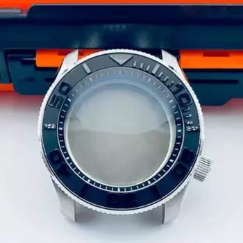 42 мм, модифицированное зеркальное стекло для часов SKX007 без защитной ручки, двойное изогнутое сапфировое стекло для часов NH35, ремешок для часов