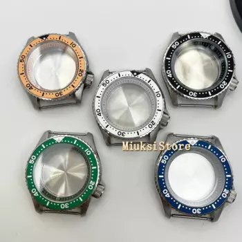 42 мм, ремешок для часов NH35 NH36, серебристый, нержавеющая сталь