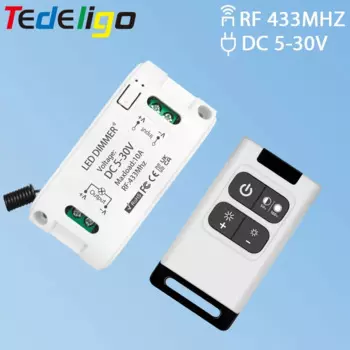 Регулятор яркости Tedeligo 433 МГц для светодиодной ленты