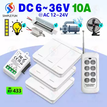 Беспроводной пульт дистанционного управления SLMPLEFUN 433 МГц