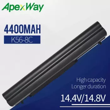 4400 мАч аккумулятор для ноутбука ASUS K46CM K56 K56CA K56CB S56CM U48C U48CM U58C U58CM V550C V550CM VivoBook S550 S550C S550CA S550CM