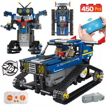 450 шт., Детский конструктор «танк»