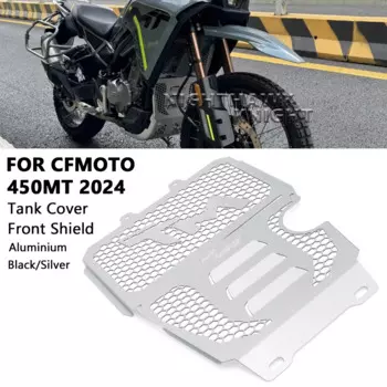 450MT Engine Cover For CFMOTO 450 MT MT450 2024 Motorcycle Accessories Aluminum Water Tank Mesh Cover Radiator protection Shield