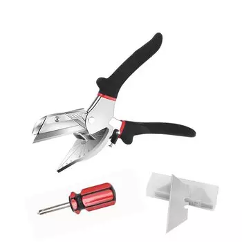 45 ° - 135 ° Многоугольные ножницы под углом, ножницы под углом для мягкого дерева, пластика, ПВХ, формования обуви, угловой резак для обрезки