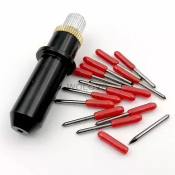 45 градусов режущий плоттер Mimaki, виниловые режущие лезвия, 15 шт. + корпус держателя Mimaki