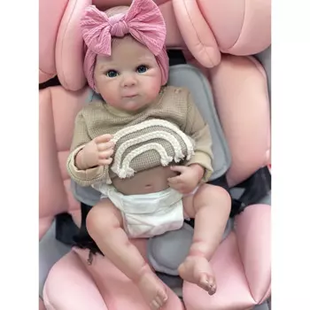 45 см полный виниловый корпус Bettie Реалистичная кукла Cuddly Baby многослойная живопись 3D кожа с ручным рисунком волос