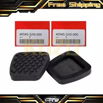 46545-SA5-000 1 пара, новый черный резиновый чехол на педаль, подходит для Honda Accord CRX Civic CRV Acura Vigor