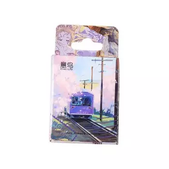 46 Шт. В Стиле Ретро, наклейки На Четыре Сезона, Ветровые Наклейки, Креативные Канцелярские Принадлежности Для Студентов