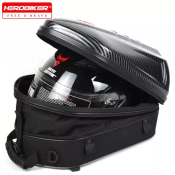 Сумка на заднее сиденье мотоцикла, водонепроницаемая, с защитой от дождя