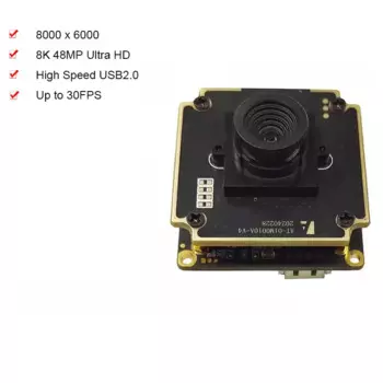48 МП Ultra HD высокоскоростной модуль камеры USB2.0 FF UVC Бесплатный драйвер 8000x6000 USB веб-камера для сканирования документов, промышленный осмотр