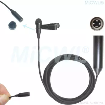 48 В XLR 3-контактные фантомные силовые микрофоны, конденсаторный зажим, петличные микрофоны MKE2, кабель 5 м, 15 м