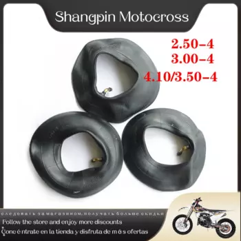 4,10/3,50-4 2,80/2,50-4 3,00-4(265x80) внутренняя камера аксессуары для электрического скутера 9/10x350-4 черная резиновая внутренняя трубка