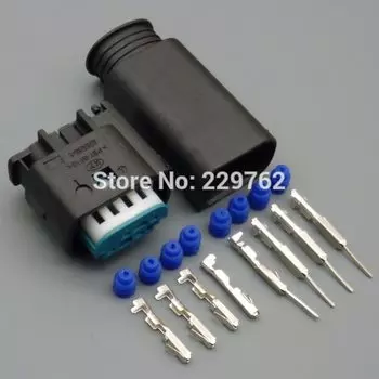 4/10/50/100 комплектов, 4-контактный разъем датчика высоты автомобиля 0,6 мм, штекер «папа-мама», автоматический разъем для Volkswagen Audi BMW 1- 967640 -1