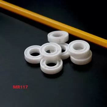 4/10 шт MR117 ZrO2 полностью керамический шариковый подшипник 7x11x3 мм Мини циркониевый керамический глубокий шаровой подшипник