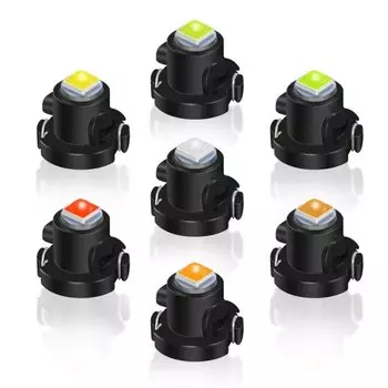 4/10 шт., светодиодные лампы T3 T4.2 T4.7 5050 для приборной панели автомобиля