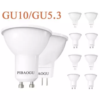 4-10PCS LED spot light GU10 GU5.3 AC220V MR16 LED energy saving bulb 3W 6W 6W9W12W replace the 50W halogen lamp led lights