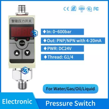 Промышленное цифровое реле давления ZUIDID 0-600 бар 4-20 мА