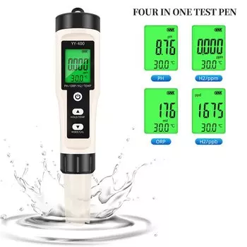 4/3/2 в 1, дополнительный измеритель температуры PH ORP H2, богатый водородом, портативный тестер качества воды с ручкой для аквариума, бассейна, гидропоники