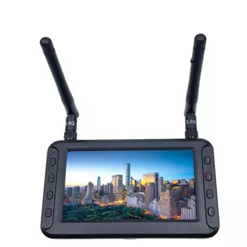 4,3 дюймов 5,8G FPV DVR монитор ЖК-экран 800x480 FPV приемник монитор двойной приемник для RC FPV дрона квадрокоптера