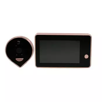4,3-дюймовый 2-мегапиксельный Tuya APP WiFi дверной звонок визуальный дверной глазок видеоглазок ночной PIR домашняя безопасность беспроводной домофон для IOS Android
