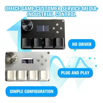 4 + 4 клавиши SayoDevice O3C ++ OSU, Быстрый триггер, магнитные линейные магнитные красные переключатели, ПК, игровая механическая клавиатура, клавиатура с подсветкой