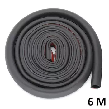 4/6 м резиновая уплотнительная лента для двери большого типа D, уплотнительная лента для двери автомобиля, универсальная шумоизоляция, Epdm, автомобильные резиновые водонепроницаемые уплотнения, протектор