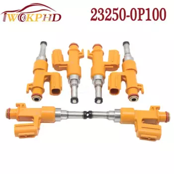 4/6 шт. автомобильная топливная форсунка для Toyota Highlander Avalon Camry Sienna Tacoma Lexus ES350 RX350 RX450h 2015-2020 23250-0P100
