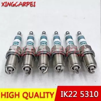 4 / 6 шт. IK22 5310 иридиевая Свеча зажигания подходит для BMW, Audi, Chevy, Nissan, Volkswagen, Volvo, Mitsubishi Daihatsu