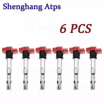 4/6 шт. катушка зажигания для Audi A4 A5 A6 A7 A8 Q5 Q7 Porsche Cayenne Panamera VW Touareg 07-18 06E 905115 E 06E 905115 Д 06Е 905115 C