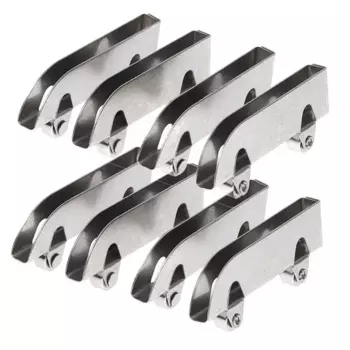 4/8 шт. шкив из нержавеющей стали 5 мм, зажим для колеса стеклянной раздвижной двери, роликовая направляющая для дисплея, запасная часть счетчика