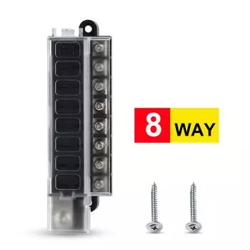 4/8 способ автомобильный предохранитель аксессуары 12 в 24 в блок предохранителей для автомобиля грузовика автоматический выключатель Лезвие предохранители стандарт цепи ATO