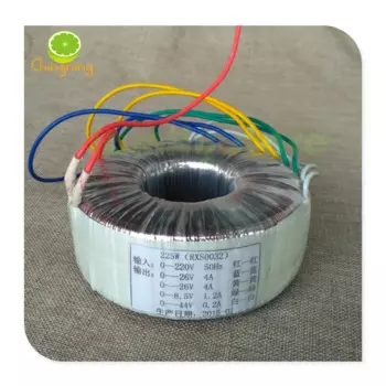 4.9 передний этап + транзистор задний этап 225W тороидальный трансформатор из чистой меди, выход 26V-0 4A,26V-0 4A, 8,5 V 1.2A, 44V 0.2A