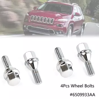 4 болта для колес автомобиля, гайки для Jeep Cherokee Renegade 2014-2022 Compass 2018-2023 Chrysler 200 2015-2017 Dodge Dart 2012-2016