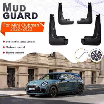 4 брызговики для Bmw Mini Clubman 2020 2021 2022 2023 брызговики крылья стайлинга автомобилей передние и задние колеса аксессуары