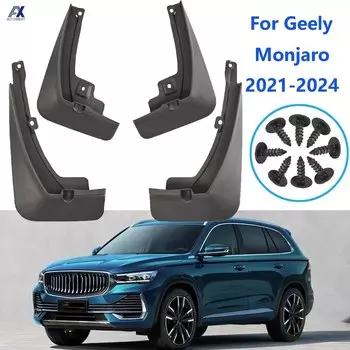 4 брызговики для Geely Xingyue L Monjaro 2021-2024, брызговики, брызговики, защита крыла спереди и сзади 2022 2023