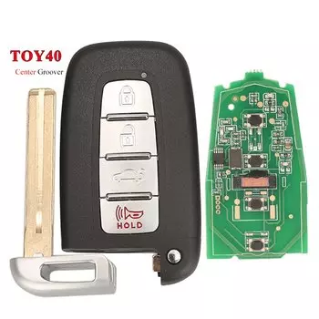 4 btn дистанционный смарт-ключ 315 МГц для HYUNDAI Elantra Genesis Veloster Equus Tucson Sonata Azera Киа Форте соул Rio Borrego Sorento