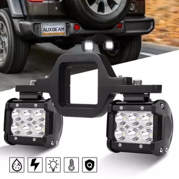 4-дюймовые Противотуманные фары с точечным лучом, 18 Вт, 3030 ярких света, 12/24 В, 6000K, IP67, водонепроницаемые, для грузовиков, автомобилей, внедорожников, лодок