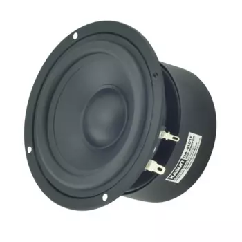 4-дюймовый HiFi Средний низкочастотный динамик, Бытовой усилитель звука, динамик 80 Вт 8 Ом, улучшенный HiFi-динамик, средний бас, антимагнитный динамик