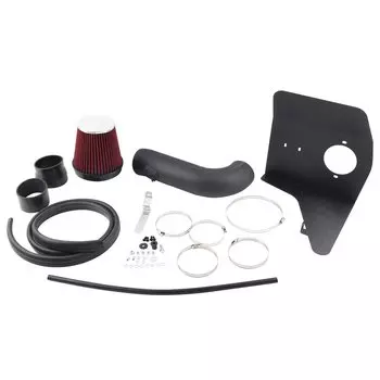 4-дюймовый комплект системы впуска холодного воздуха + красный теплозащитный фильтр для Camaro 6.2L V8 10-15