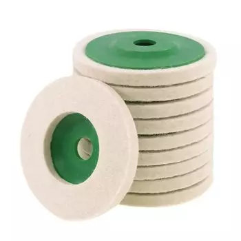 4-дюймовый шерстяной полировальный круг, полировальные подушечки, угловая шлифовальная машина, войлочная полировальная подушечка, диск для металла, мрамора, стекла, керамики