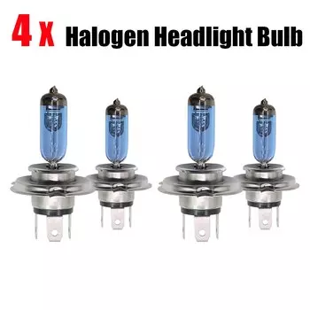 4 фары дальнего света + ближний свет для Nissan Patrol (Y60,Y61,Y62) 1987-2022 гг., передняя светодиодная галогенная лампа автомобиля, стиль 12 В