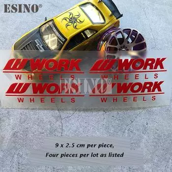 4 х автомобильный Стайлинг, обод колеса автомобиля, декоративные виниловые наклейки, декоративные наклейки, автомобильные аксессуары, наклейки для рабочего колеса