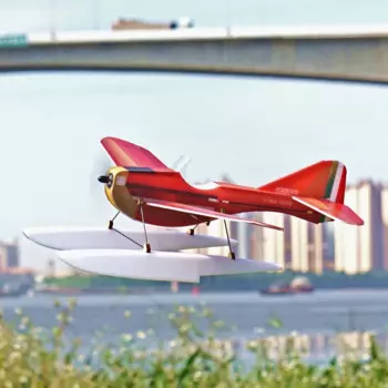 4-канальный итальянский морской самолет MinimumRC LISA 320 мм Wingspan, радиоуправляемый самолет, уличные игрушки для детей, подарки для детей
