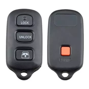 4 кнопки автомобильный брелок без ключа чехол Корпус Замена пульт дистанционного управления аксессуары для автомобильных ключей подходит для TOYOTA 4runner Camry