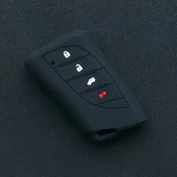 4 кнопки, силиконовый автомобильный брелок, защитный чехол, чехол, крышка для Lexus 2018 2019 IS ES GS LS500h NX RX LX LC RC пульт дистанционного управления без ключа